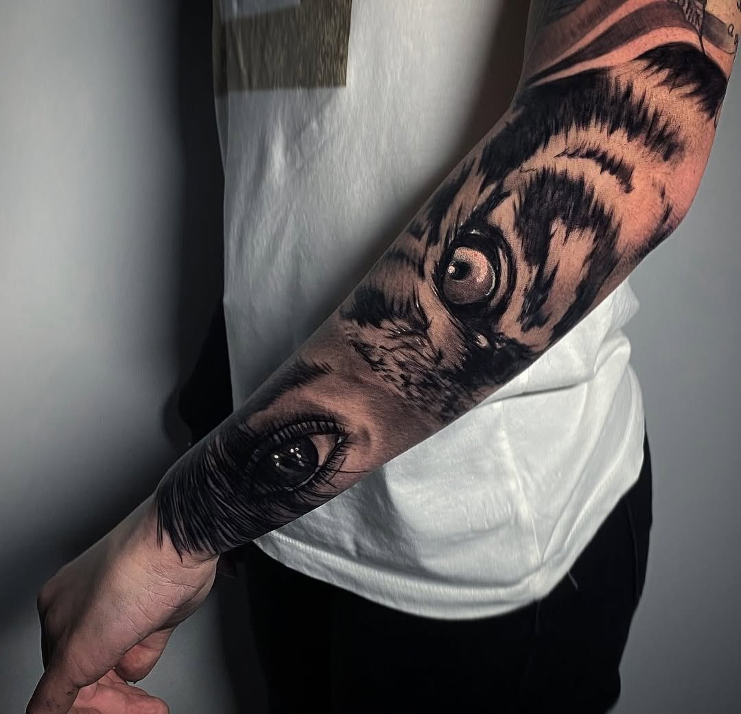 Full sleeve tattoo