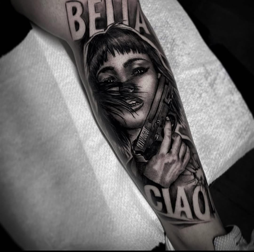 Full sleeve tattoo