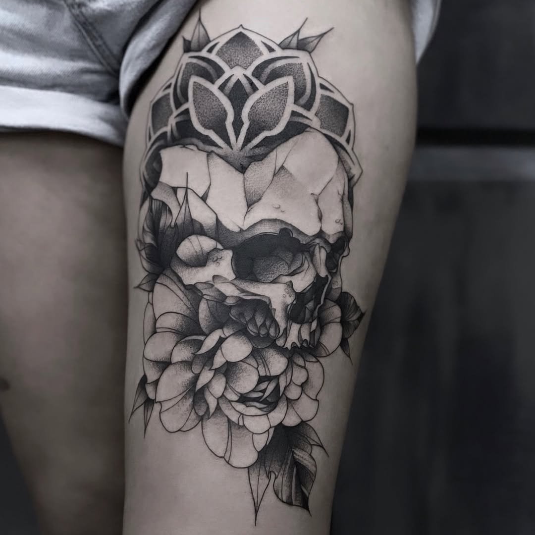 Dotwork tattoo