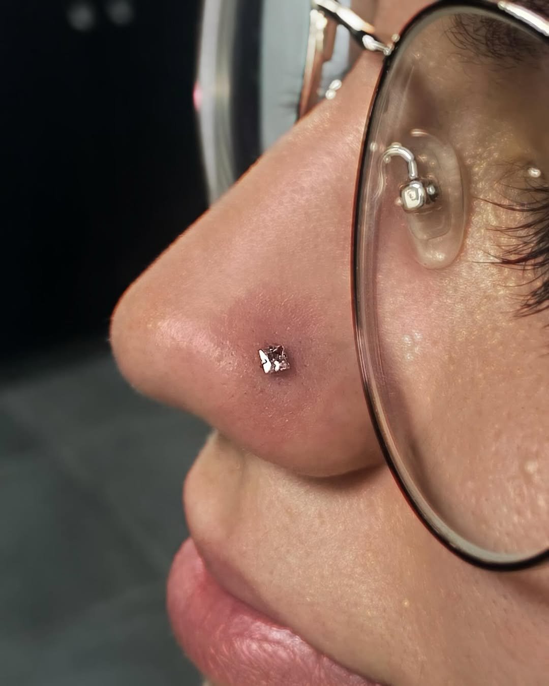 Nose piercing