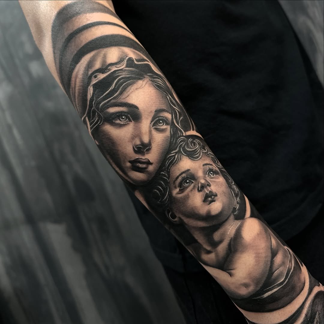 Realistic tattoo