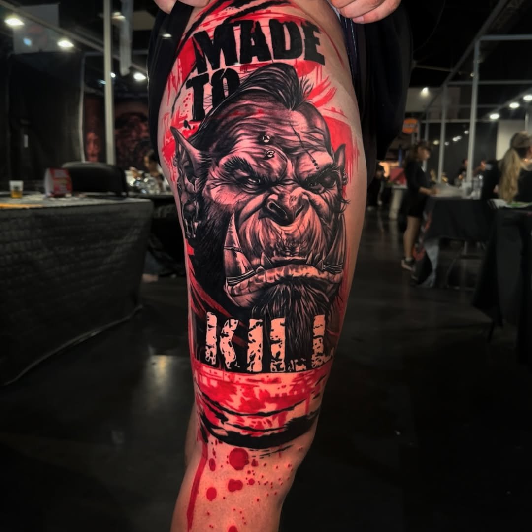 Realistic tattoo